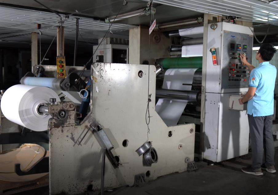 While paper definitely isn't going to make for a waterproof beer label, films are much more resistant to moisture.